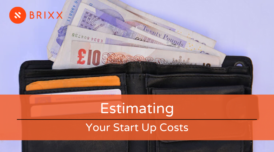 Brixx Software Estimating Start Up Costs blog post header image