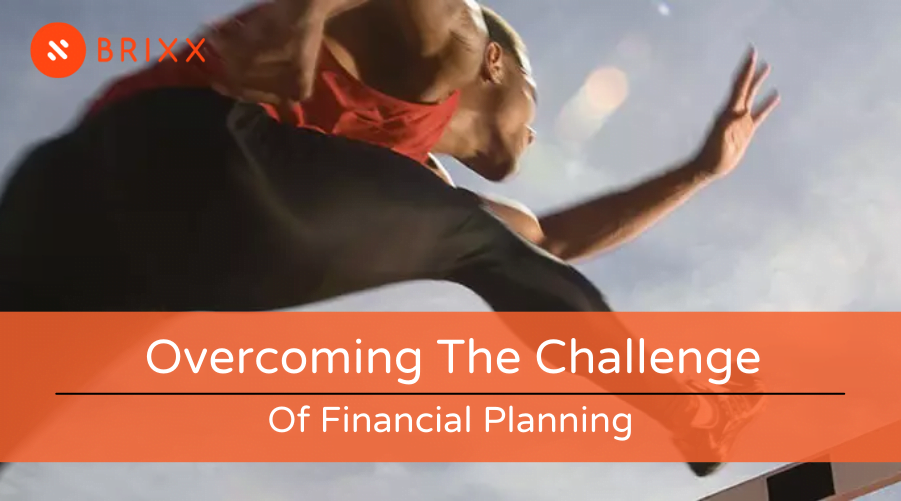 Overcoming the challenge of financial planning blog post header image of a runner for Brixx financial modelling software