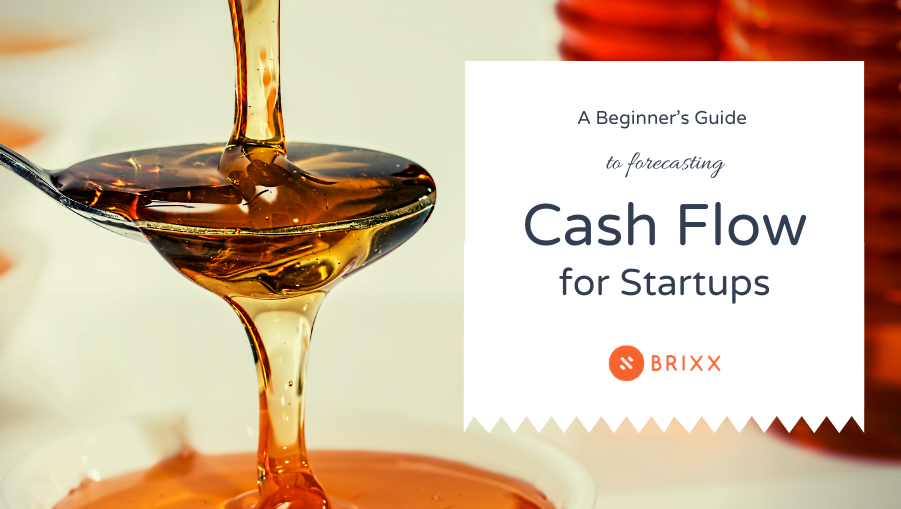 How to forecast your business cash flow as a startup the detailed guide blog header image for Brixx Software