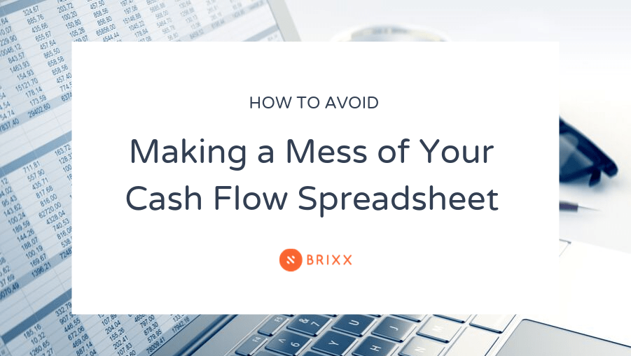 How to avoid making a mess of your cash flow forecasts in excel