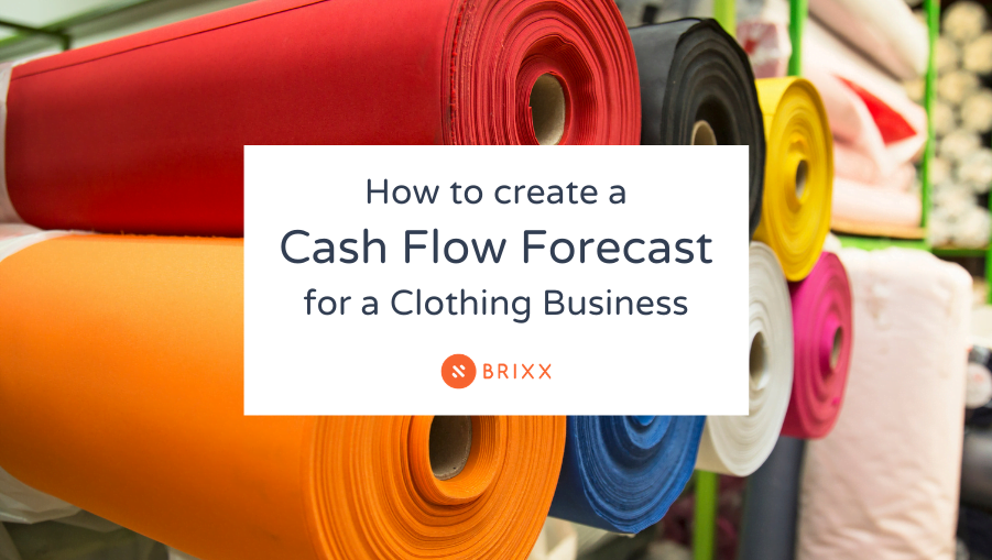 Header image for "How to create a cash flow forecast for a clothing business"